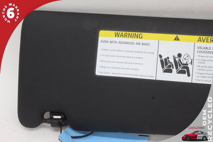 2014-2020 BMW 430i F36 Front Right Passenger Side Sun Visor Black 8061314 OEM