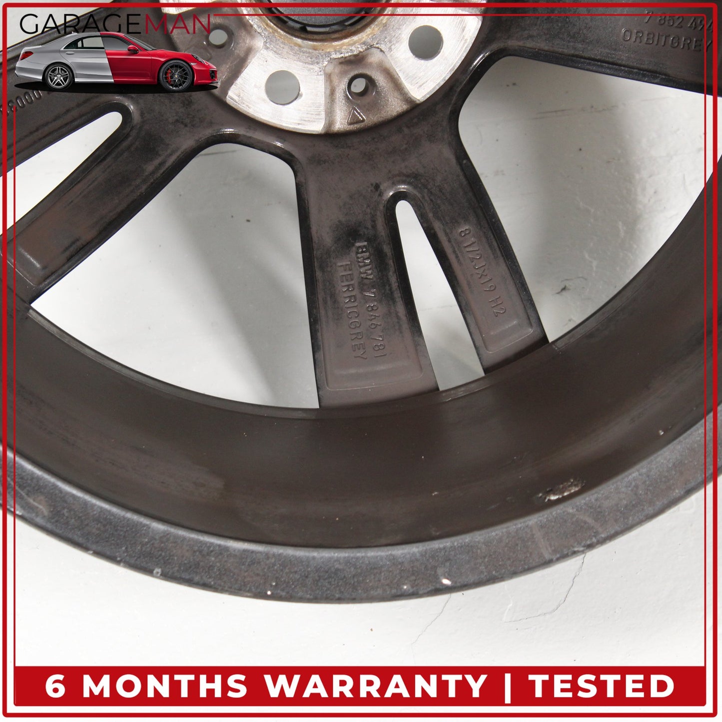 2012-2020 BMW 428i 430i 320i 335i Rear Wheel Rim 8.5JX19H2 IS47 7852494 OEM