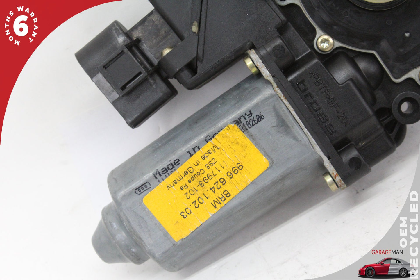 1999-2005 Porsche 911 996 Coupe Right Window Regulator Motor 99662410203 OEM