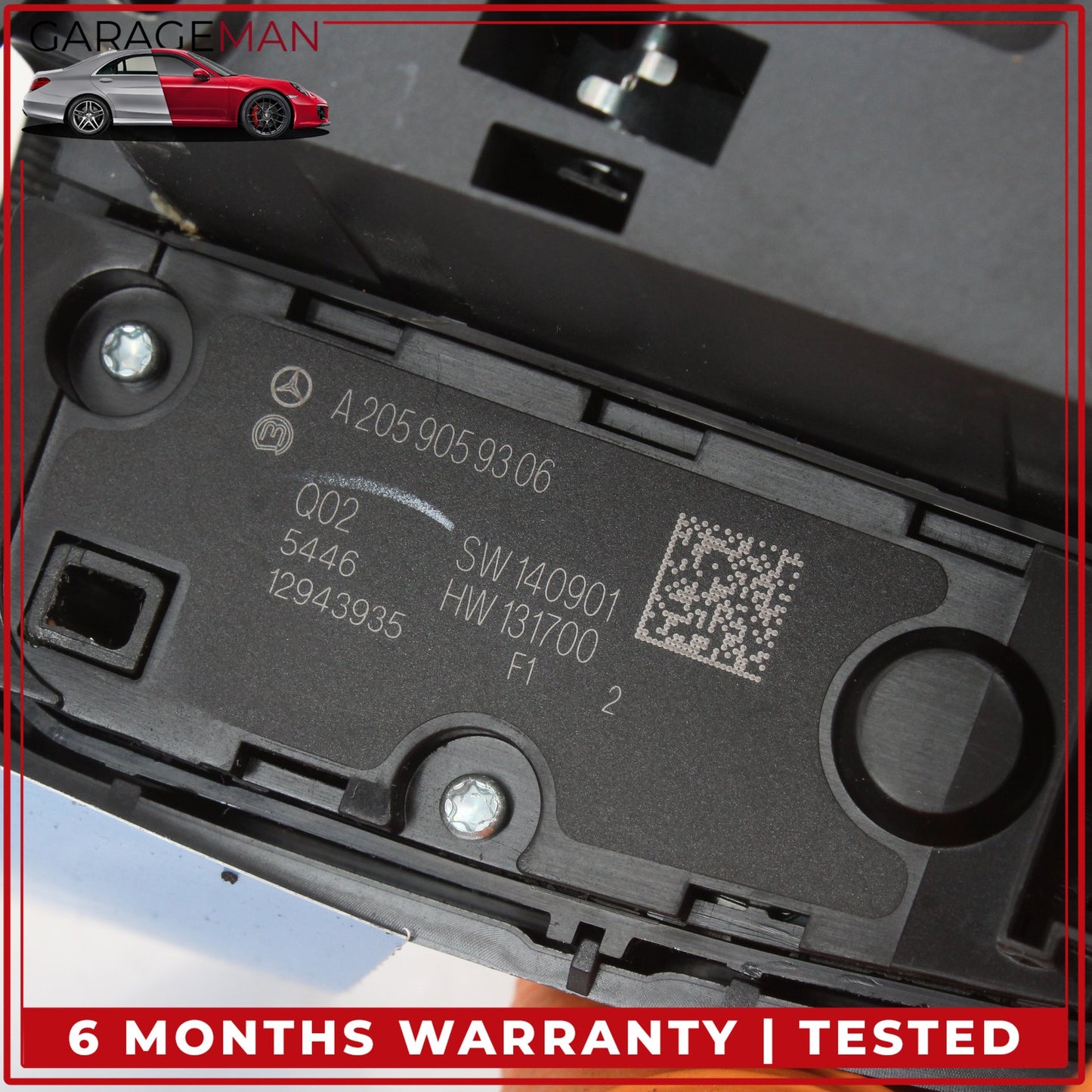 2015-2020 Mercedes W205 C300 Center Console Multi Function Control Switch OEM