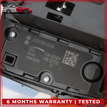 2015-2020 Mercedes W205 C300 Center Console Multi Function Control Switch OEM