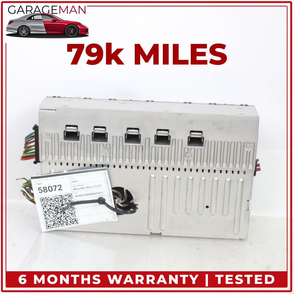 2007-2014 Mercedes W216 CL550 Harman Becker Kardon Amplifier AMP 2219008103 OEM