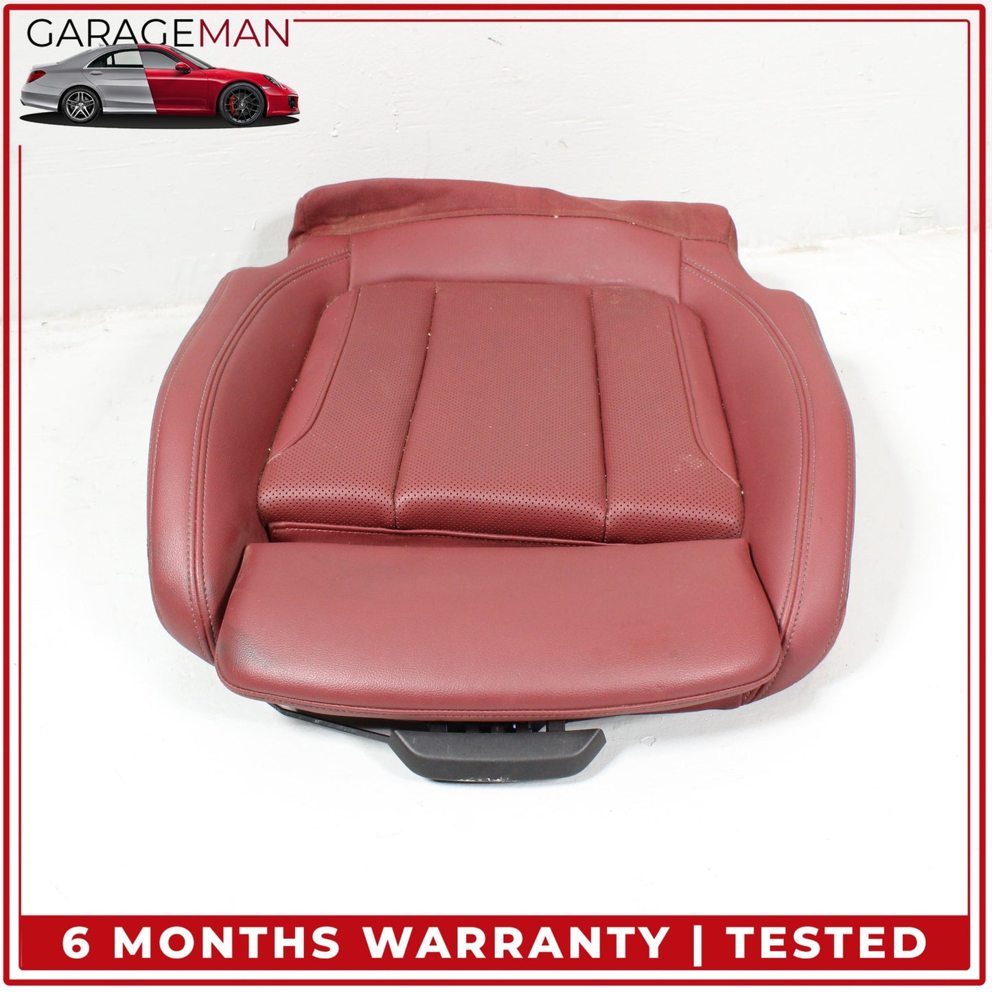 2019-2025 BMW 330i Front Right Passenger Side Lower Bottom Seat Cushion Red OEM
