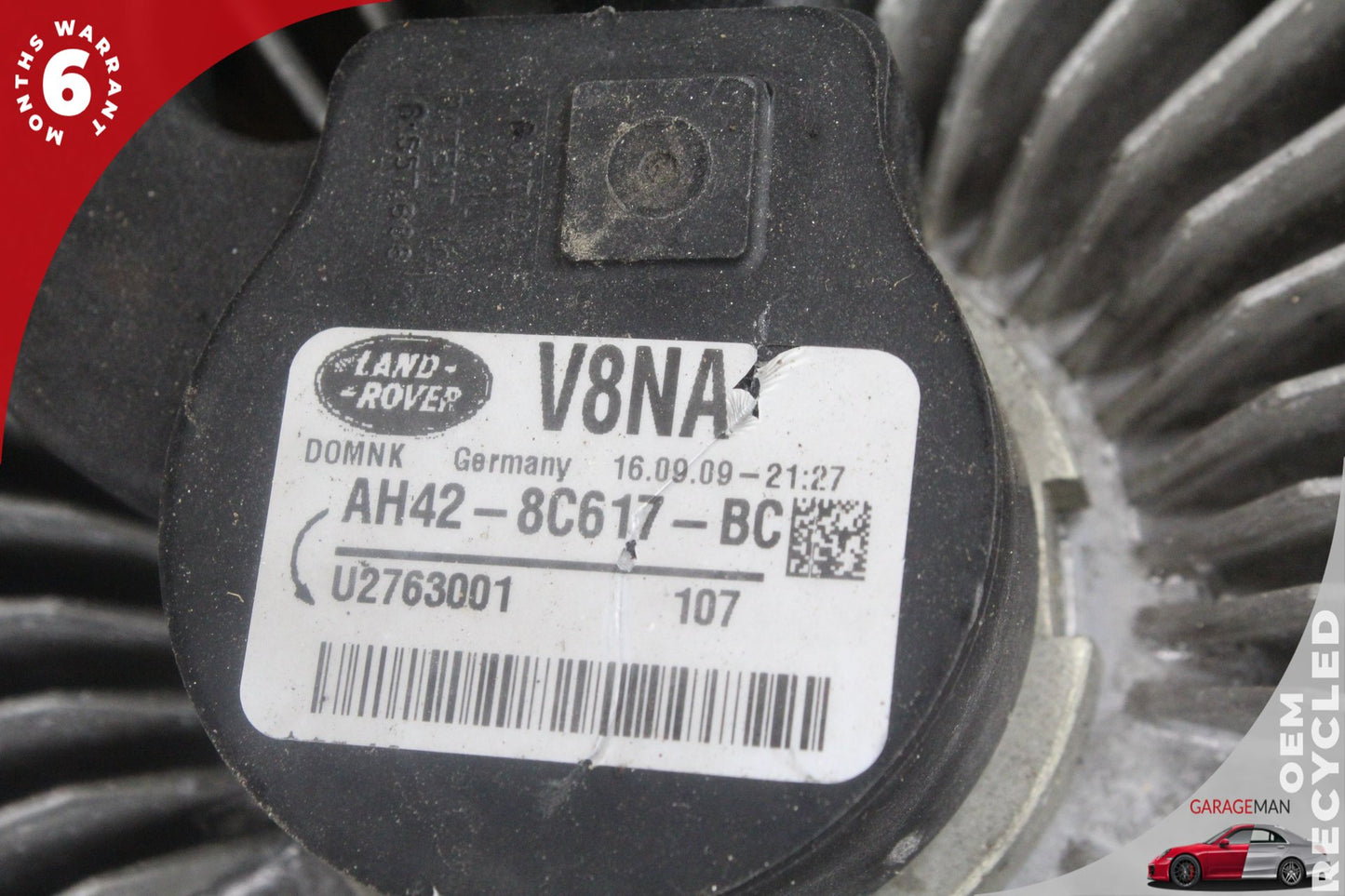 2010-2013 Land Rover LR4 SUV Cooling Fan Blade w/ Clutch AH428C617BD OEM