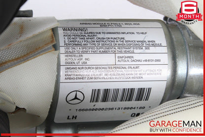 13-16 Mercedes X166 GL450 4MATIC GL350 Roof Curtain Air Bag Left Driver Side OEM