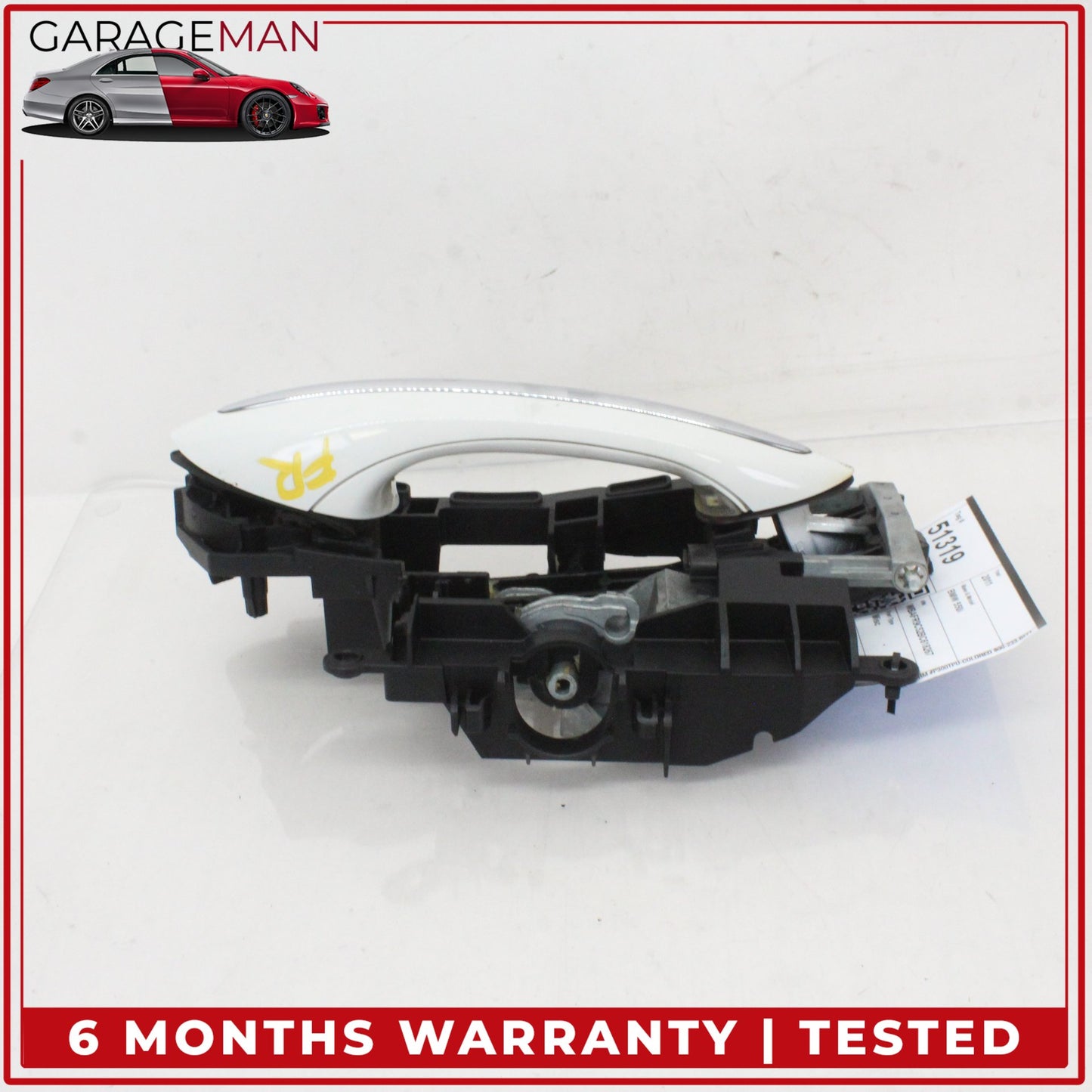 2011-2016 BMW 550i Front Right Passenger Side Exterior Door Handle White OEM