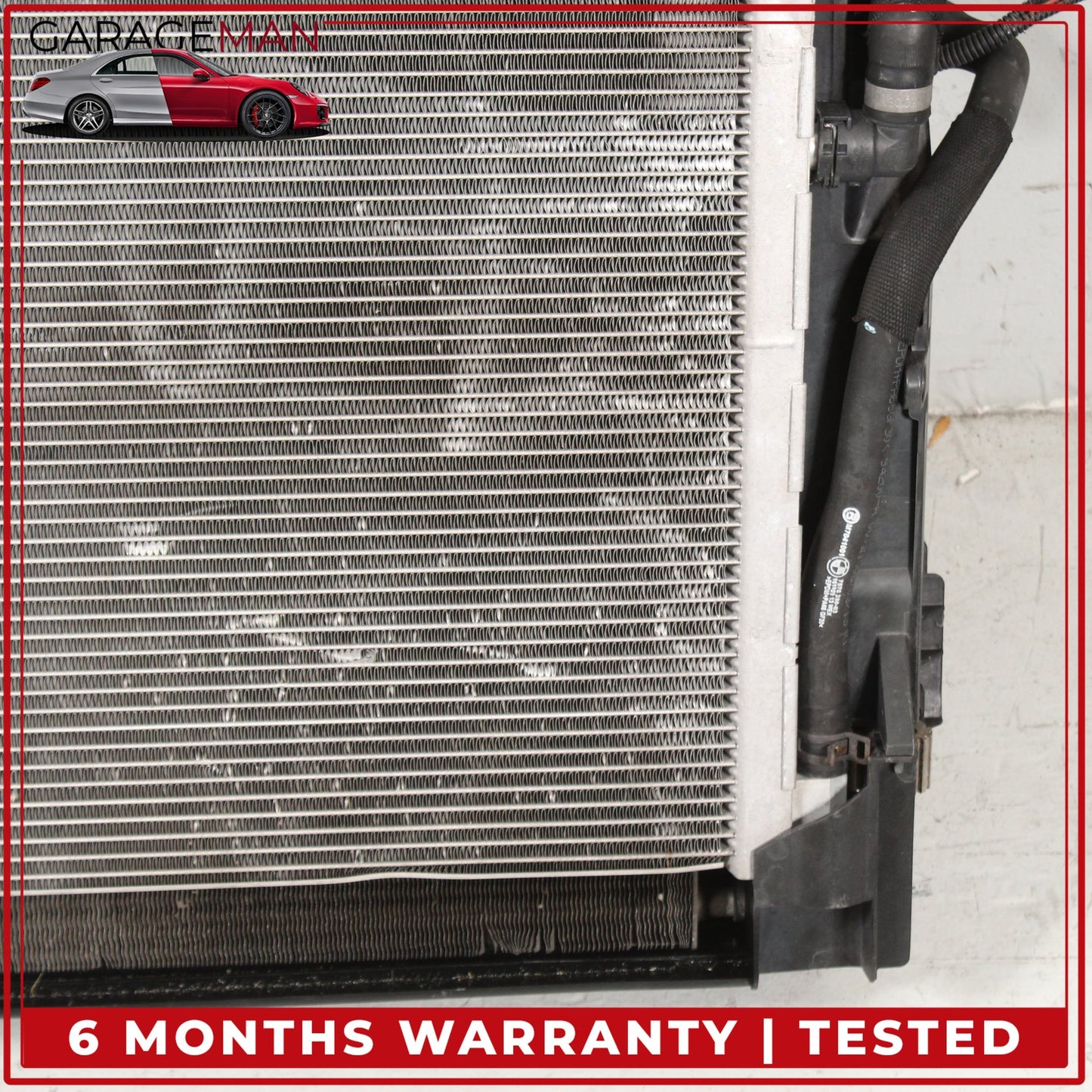 2010-2014 BMW X5 X6 E70 Water Cooling Radiator A/C Condenser Aux Cooler OEM