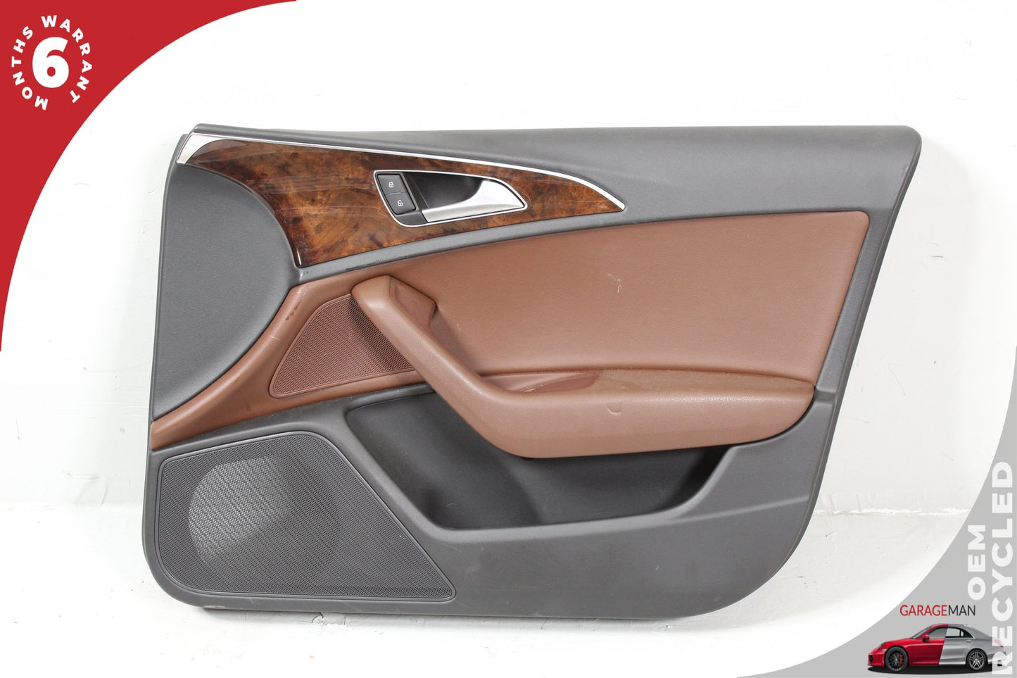 2012-2018 Audi A6 S6 Front Right Side Interior Door Panel Brown 4G1867022 OEM