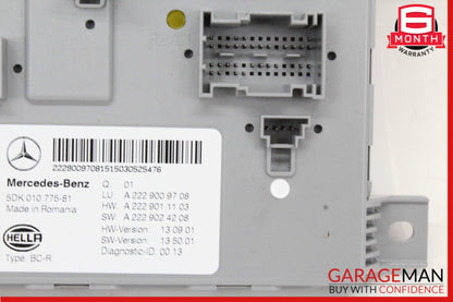 15-18 Mercedes W205 C300 Rear Trunk SAM Control Module Unit 2229009708 OEM
