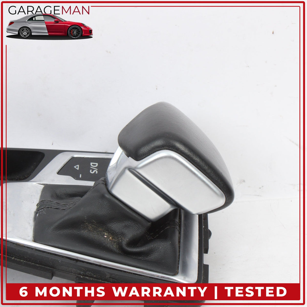2017-2019 Audi Q7 Gear Shifter Knob Trim Cover w/ Parking Brake Switch OEM