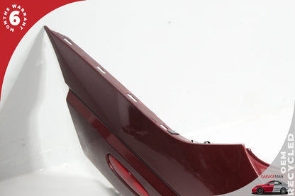 02-05 Ford Thunderbird Convertible Rear Bumper Cover Red 1W6Z17K835BAA