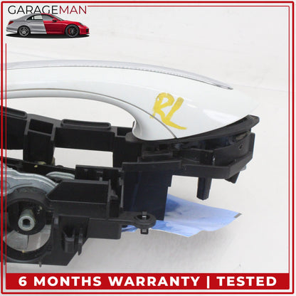 2011-2016 BMW 550i 535i Rear Left Driver Side Exterior Door Handle White OEM