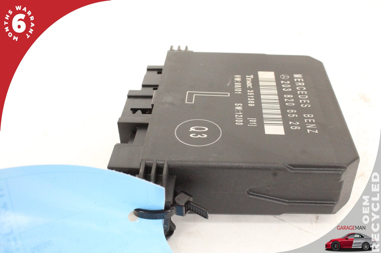 2001-2007 Mercedes W203 C240 Rear Left Side Door Control Module 2038206526 OEM
