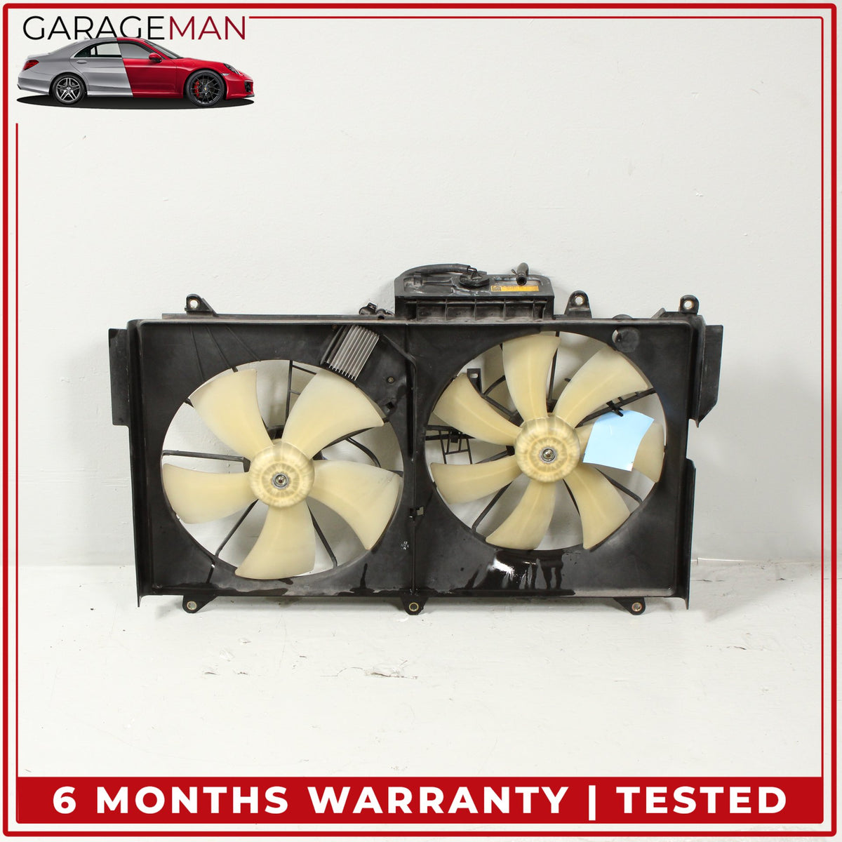 2001-2006 Lexus LS430 XF30 Radiator Cooling Dual Fan Blade w/ Motor Assembly OEM