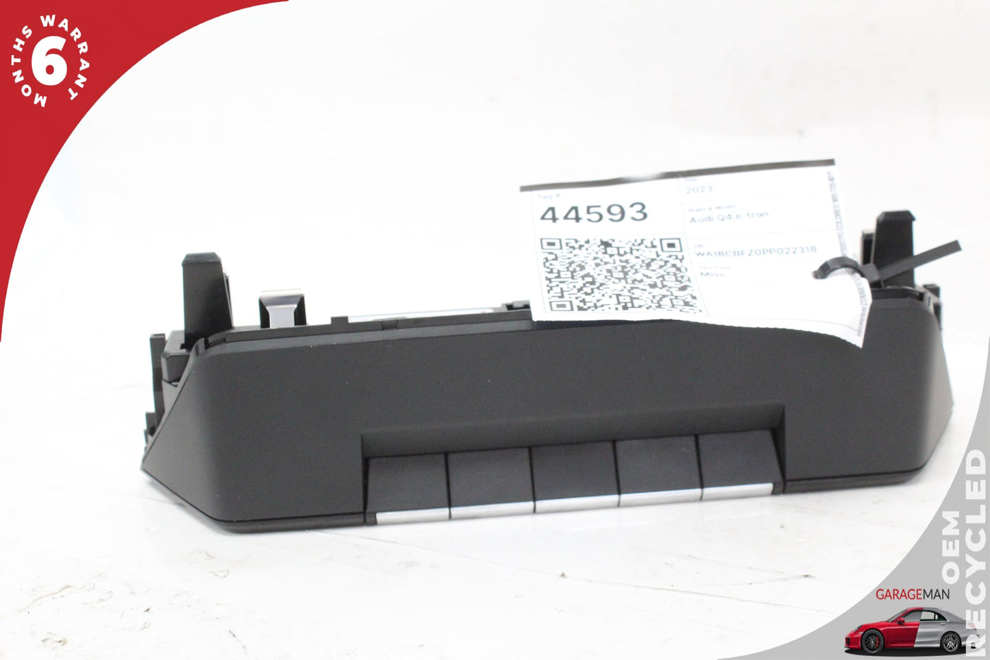 2022-2025 Audi Q4 E-Tron AC Temperature Climate Control Panel 89A820043A OEM