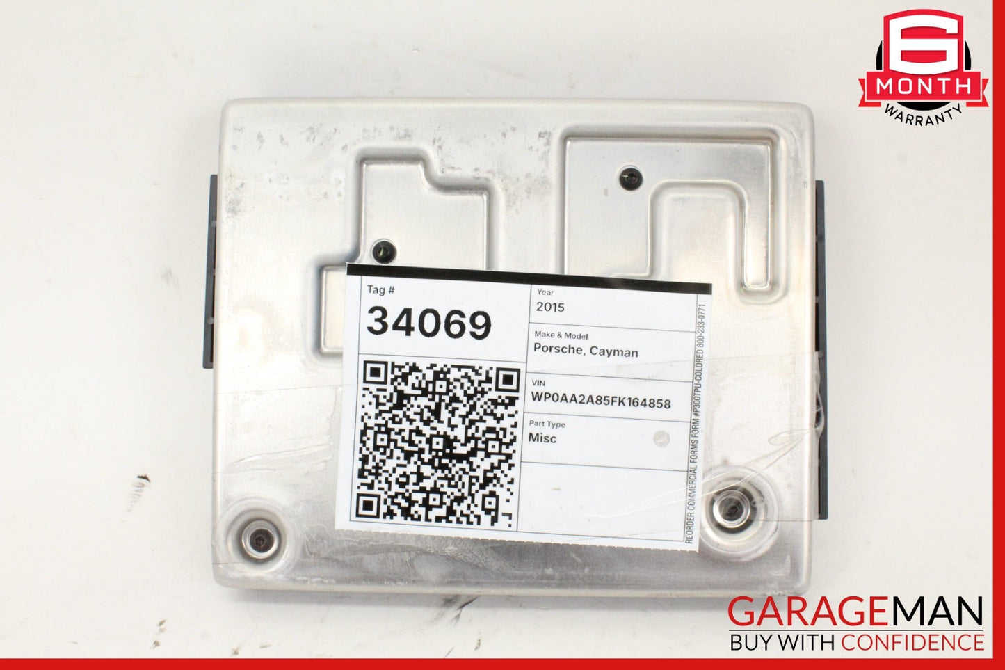 2013-2024 Porsche Cayman 981 Rear BCM Comfort Body Control Module Unit OEM