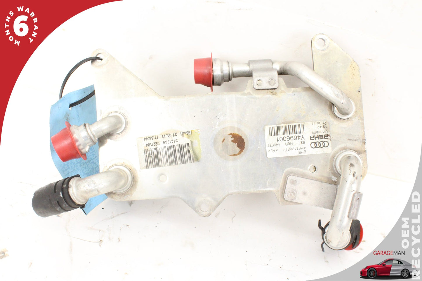 12-17 Audi A6 C7 Sedan Transmission Fluid Oil Cooler 4H0317021H Genuine