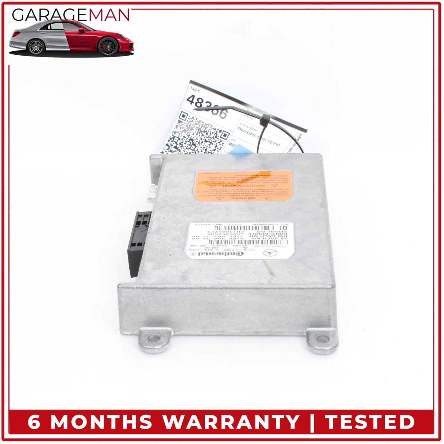 2007-2014 Mercedes-Benz CL550 W216 Coupe Voice Communication Control Module 1669003400 OEM