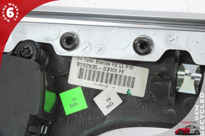 2011-2016 BMW 550i F10 Left Dashboard Headlight Switch w/ Trim