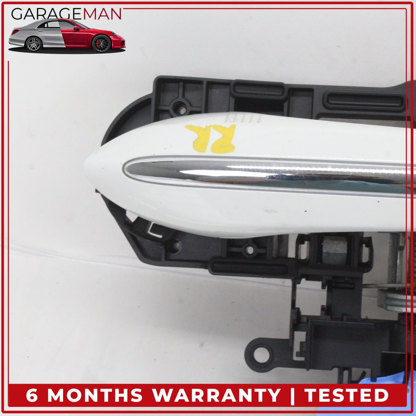 2011-2016 BMW 550i Rear Right Passenger Side Exterior Door Handle White OEM