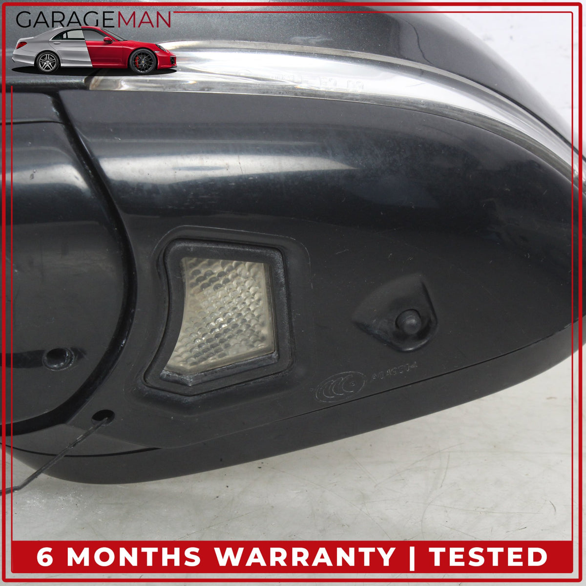 2010-2015 Jaguar XF X250 Front Left Side Door Rear View Mirror w/ Blind Spot OEM