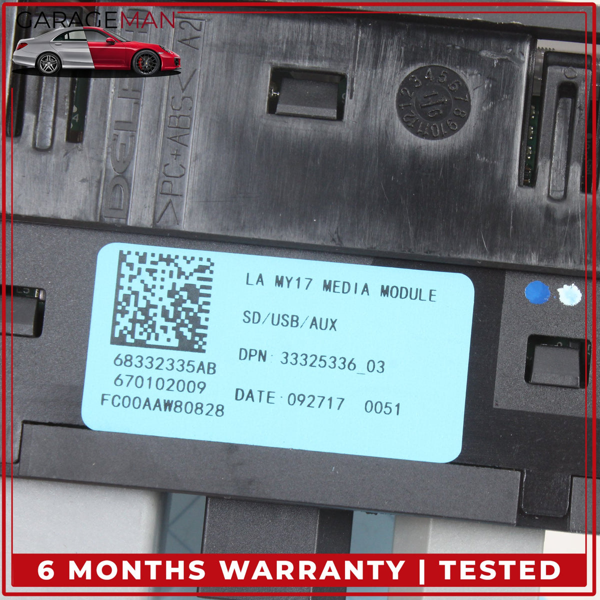 2017-2024 Maserati Ghibli M157 Front USB AUX SD Card Port Module 670102009 OEM