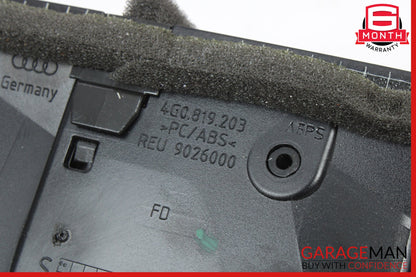 2012-2018 Audi S7 A7 A6 Rear A/C Climate Control Dual Air Vent 4G0819203 OEM