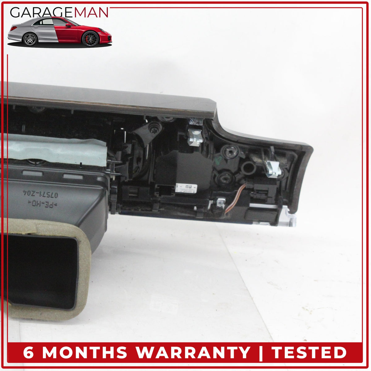 2010-2013 BMW 550i GT Front Dash Center AC Air Vent Grille Panel w/ Trim 9195654 OEM