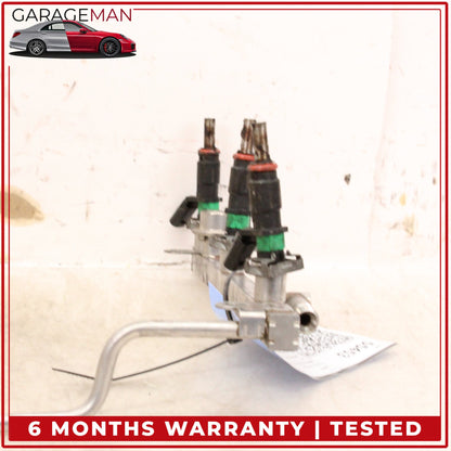 2005-2012 Mercedes W211 E350 SLK300 Fuel Injector Rail w/ Fuel Injectors OEM