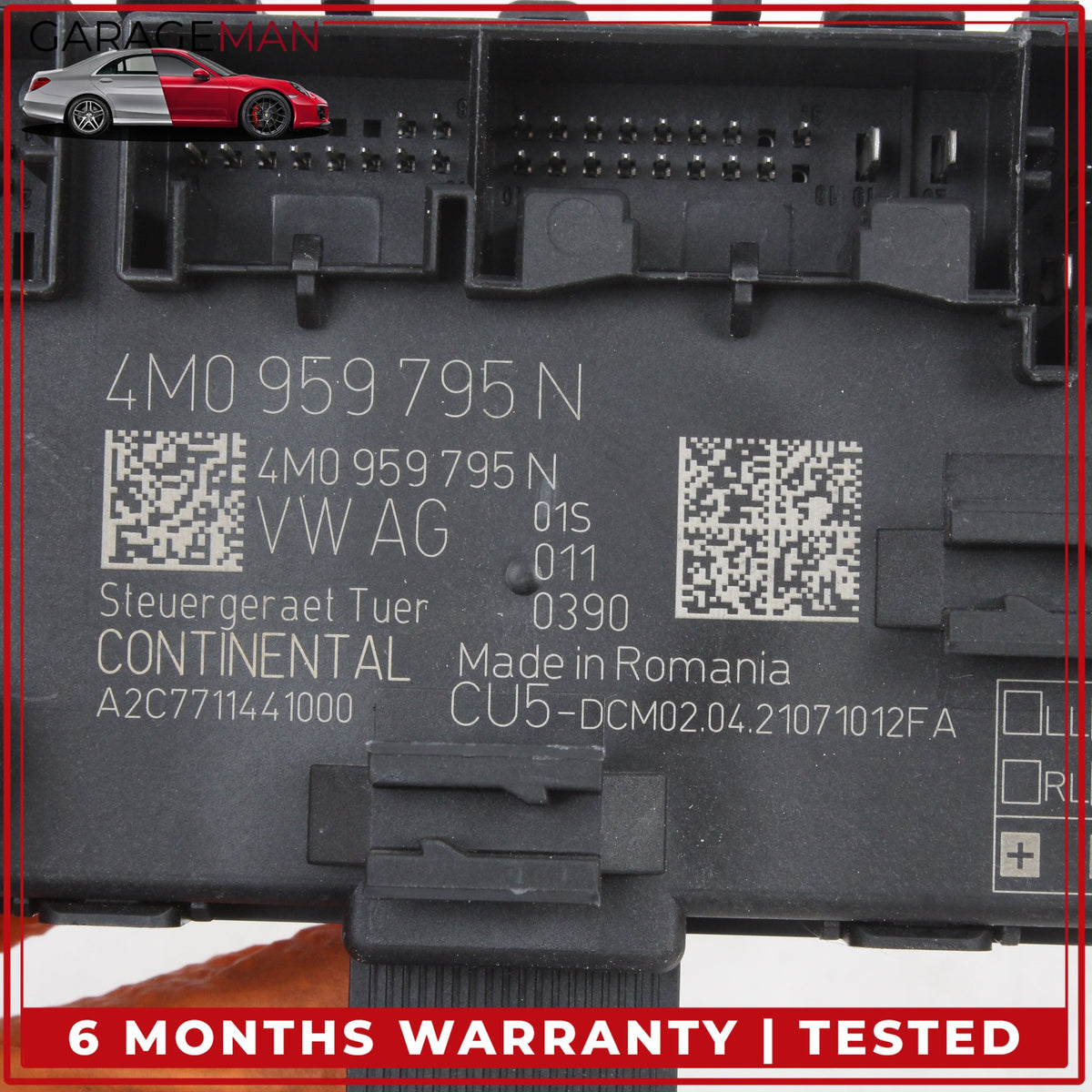 2017-2024 Audi A4 A5 Rear Left or Right Door Control Module Unit 4M0959795N OEM