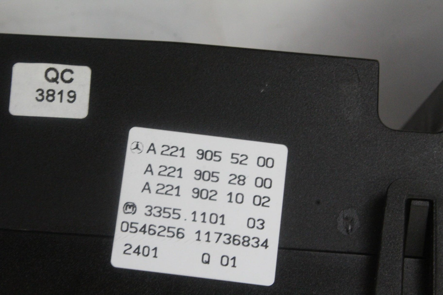 2007-2014 Mercedes-Benz S550 W221 AC Climate Control Panel 2219055200 OEM