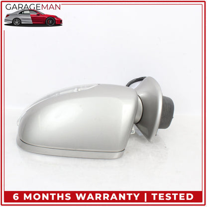 2007-2009 Mercedes W211 E350 Left Side Door Rear View Mirror Silver Metallic OEM