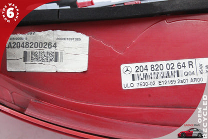 08-11 Mercedes-Benz C300 w204 Sedan Rear Right Side Tail Light Lamp 2048200264R
