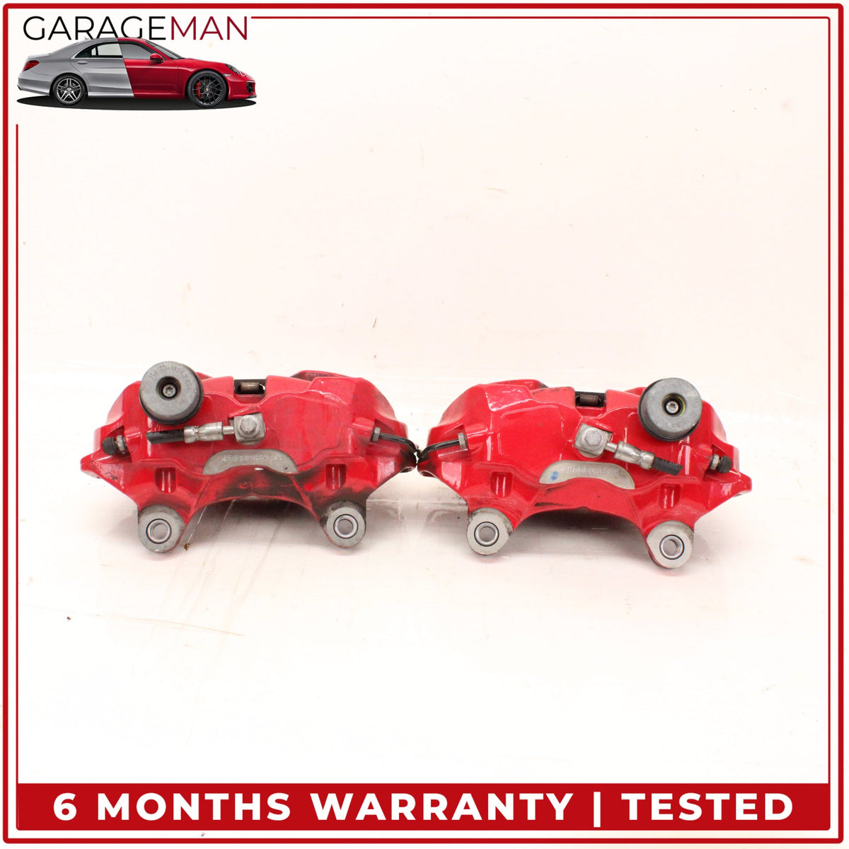 2016-2023 Audi TTS 8S Front Left & Right Brake Calipers (set of 2) OEM