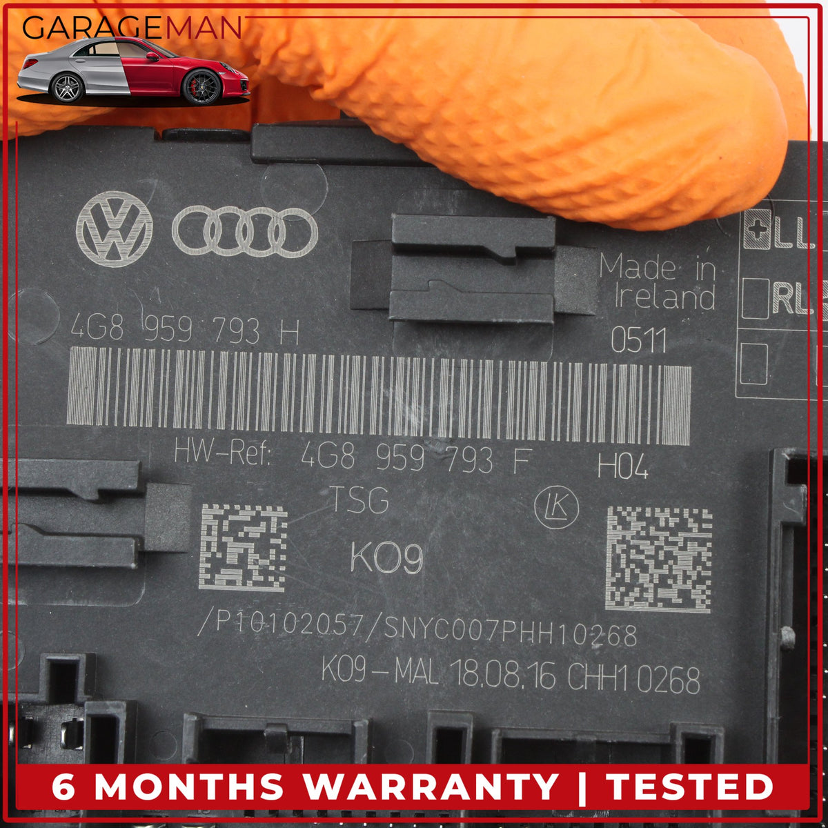2012-2018 Audi A6 A7 Front Left Side Door Control Module Unit 4G8959793H OEM