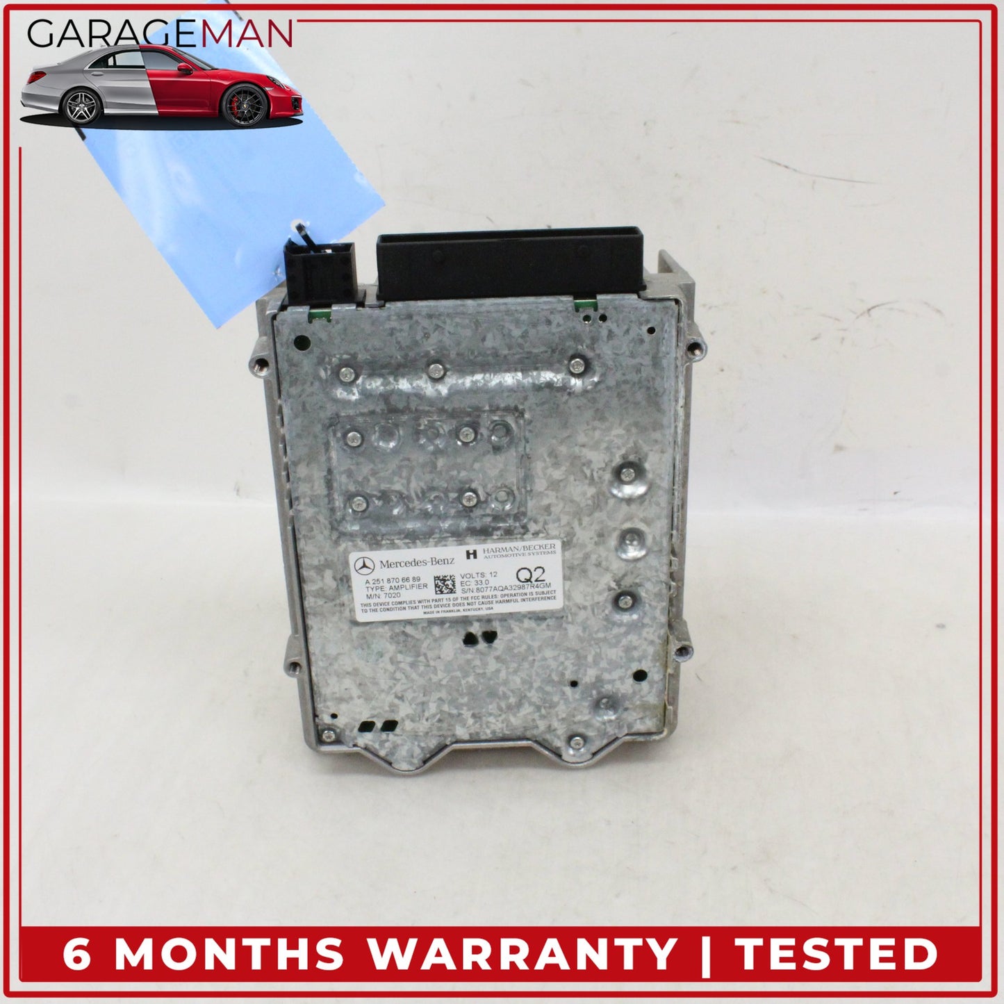 2006-2008 Mercedes X164 GL550 Harman Becker Kardon Amplifier AMP 2518706689 OEM