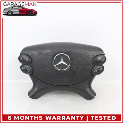 2003-2012 Mercedes W211 E350 Front Left Driver Side Steering Wheel Airbag OEM