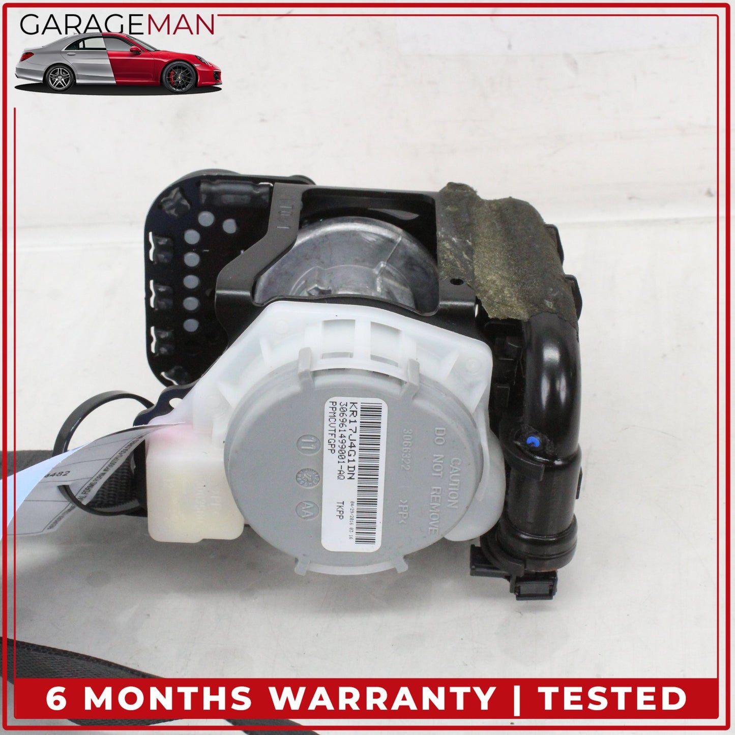 2011-2018 BMW X3 X4 F25 F26 Front Left Driver Side Seat Belt Black OEM