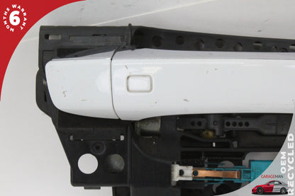 2012-2018 Audi A7 Right Passenger Side Exterior Door Handle White 4H0837886 OEM
