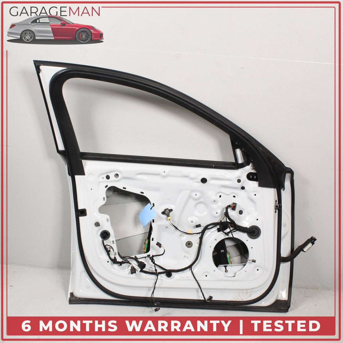 2011-2018 Audi A8 S8 Front Left Side Door Shell Glacier White Metallic OEM