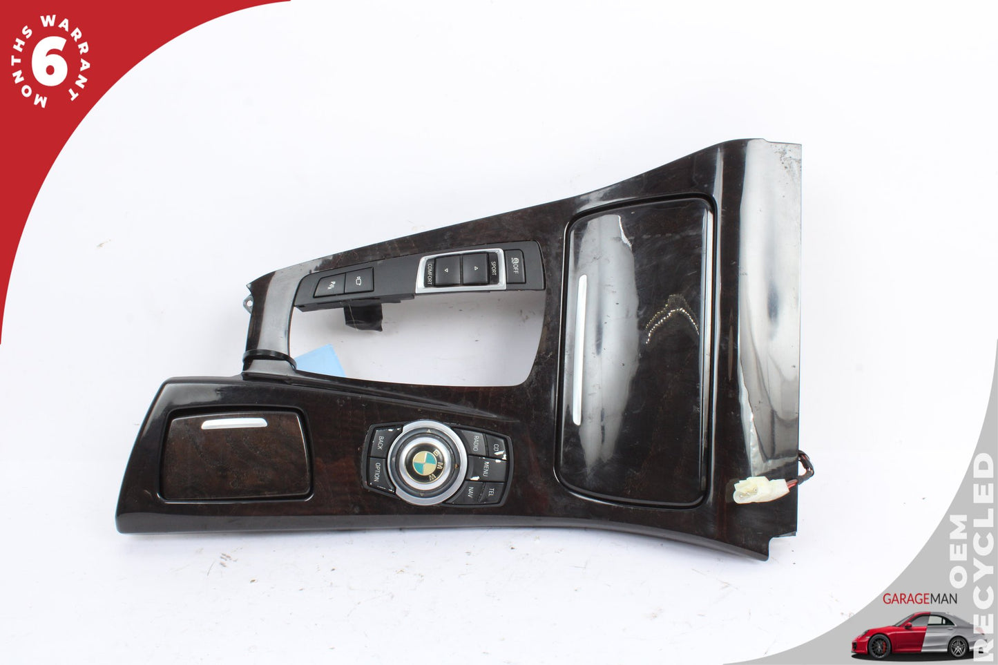 2011-2013 BMW 550i F10 Sedan Center Console Trim w/ iDrive Controler and Cup Holder 9206401
