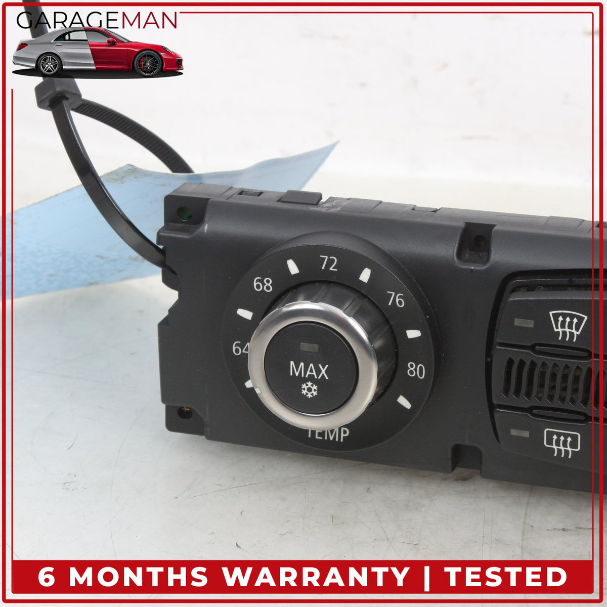 2004-2010 BMW 650i E64 A/C Heater Climate Control Switch 9122399 OEM