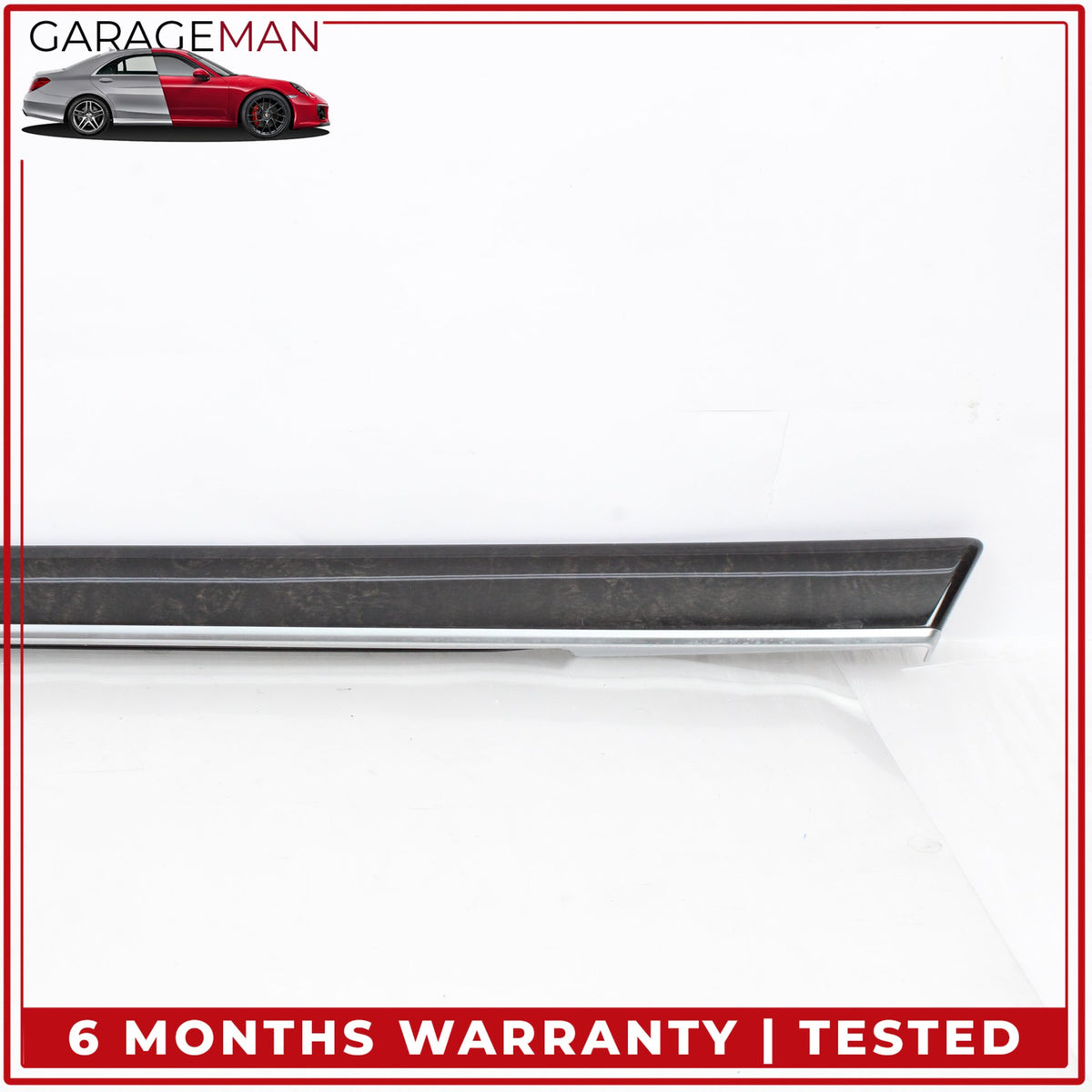 2014-2020 Mercedes W222 S550e Front and Rear Interior Door Molding Trim Wood OEM