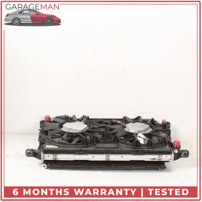 2011-2018 Audi A8 D4 Engine Radiator Cooling Fan Motor Assembly 4H0121003M OEM