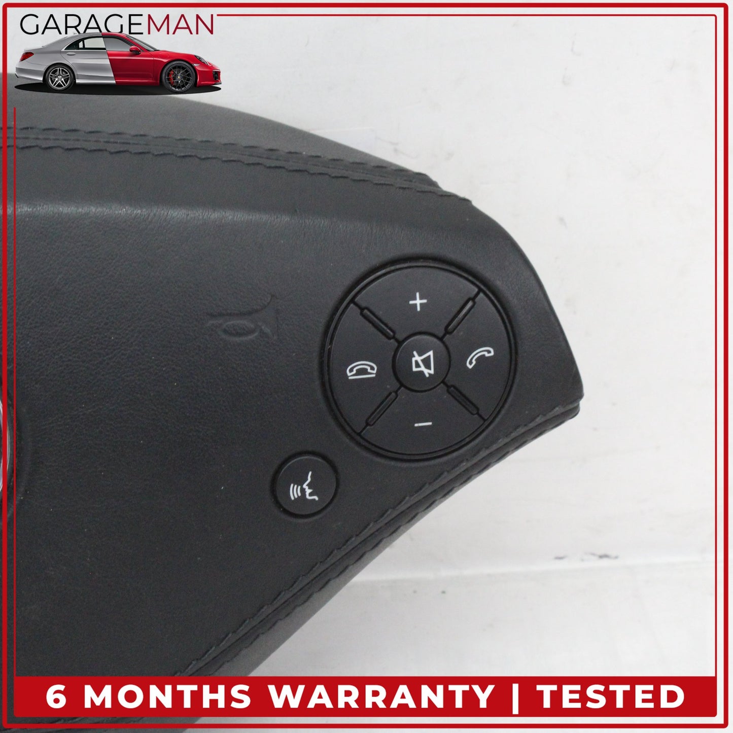 2010-2014 Mercedes W221 S400 Front Left Side Steering Wheel Airbag Black OEM