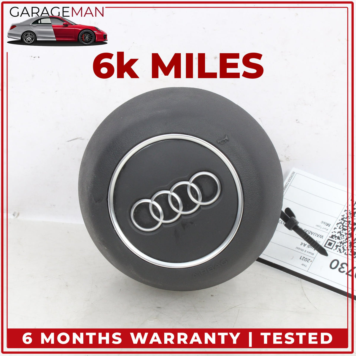 2017-2024 Audi A4 A5 Front Left Side Steering Wheel Airbag 8W0880201BA OEM