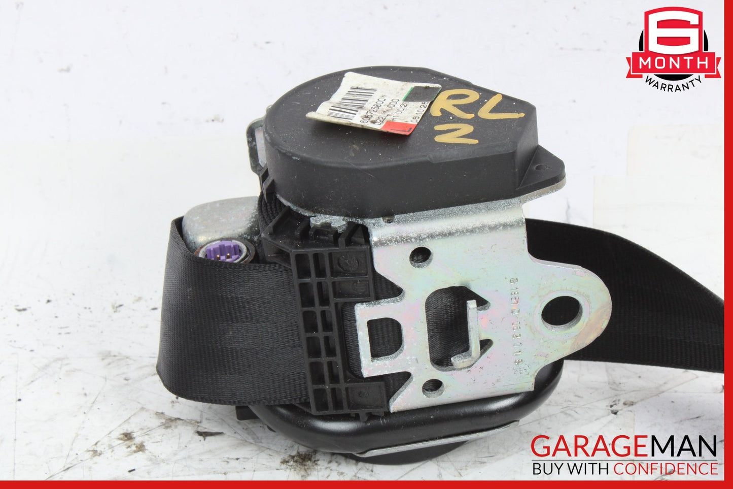 2007-2015 Audi Q7 Left Rear 2nd Row Seat Belt 4L0857805H Genuine OEM