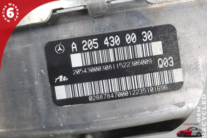 15-18 Mercedes-Benz C300 W205 Power Brake Booster Master Cylinder 205430030