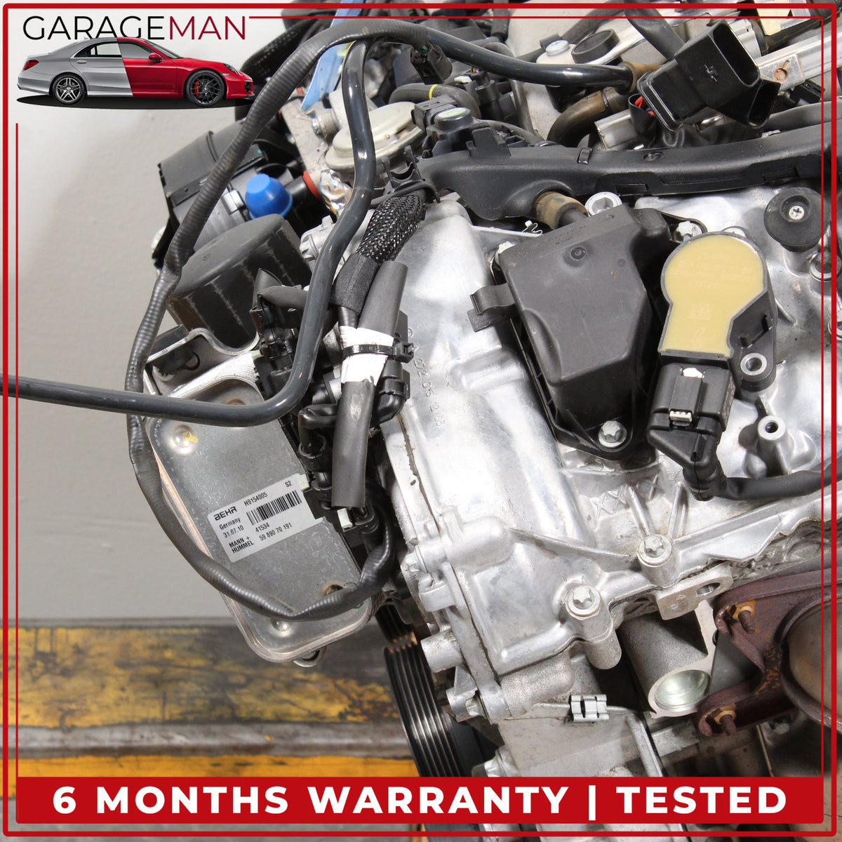 2006-2011 Mercedes W204 C300 SLK300 RWD 3.0L M272 Engine Motor Assembly OEM 84K