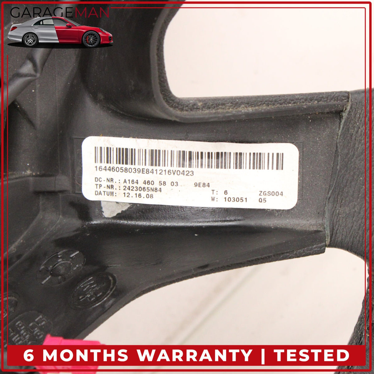 2009-2013 Mercedes X164 GL450 ML550 Steering Wheel w/ Paddle Shifters Black OEM